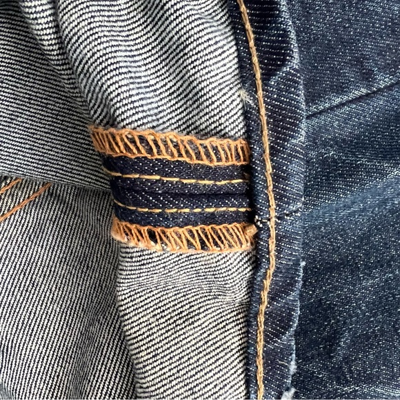 Polo Ralph Lauren 2009 Classic Straight 867 Raw Denim Dark Wash Rigid Jeans - Picture 10 of 11